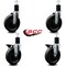 Service Caster 6'' Phenolic Wheel Swivel 1-3/4'' Expand Stem Caster Set 2 Brakes, 4PK SCC-EX20S615-PHS-2-PLB-2-134 - alternate 5